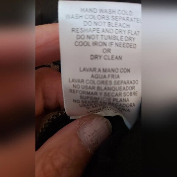 Gabby Skye Sweater Dress Houndstooth Preppy Academia Aesthetic Large - Picture 10 of 10